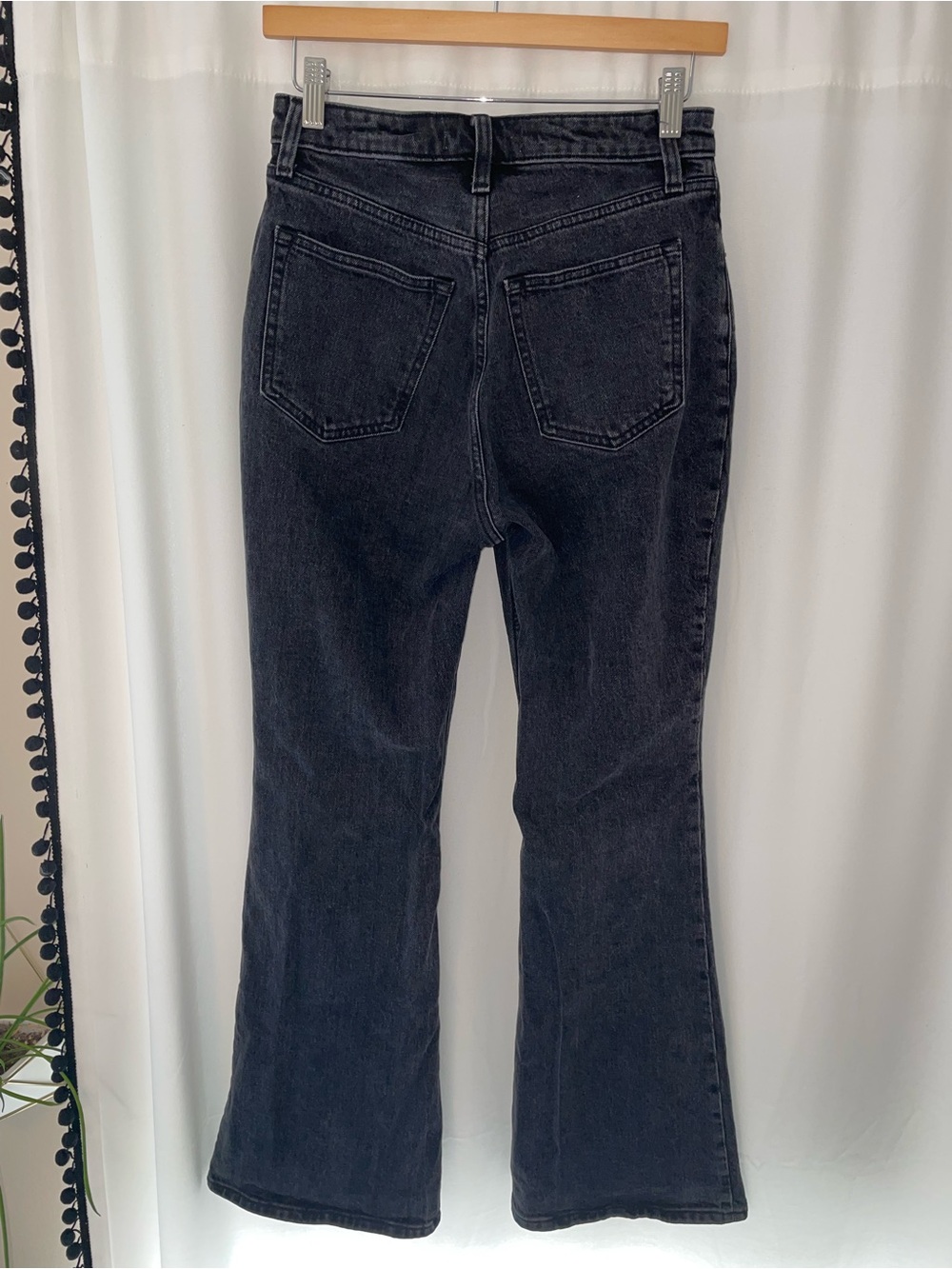 Abercrombie & Fitch the vintage flare high rise black jeans 26 2 curve love - Picture 2 of 4